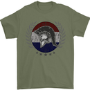 Holland Bodybuilding Flag Gym Training Dutch Mens T-Shirt 100% Cotton Military Green