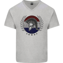 Holland Bodybuilding Flag Gym Training Dutch Mens V-Neck Cotton T-Shirt Sports Grey