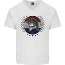 Holland Bodybuilding Flag Gym Training Dutch Mens V-Neck Cotton T-Shirt White