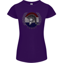 Holland Bodybuilding Flag Gym Training Dutch Womens Petite Cut T-Shirt Purple