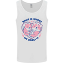 Home is Where My Corgi is Funny Dog Mens Vest Tank Top White