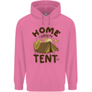 Home is Where My Tent is Funny Camping Childrens Kids Hoodie Azalea