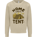 Home is Where My Tent is Funny Camping Mens Sweatshirt Jumper Sand