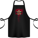 Hong Kong Skull Gym Training Bodybuilding Cotton Apron 100% Organic Black