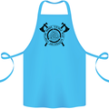 Honor Vikings War Adrenaline Fighting Cotton Apron 100% Organic Turquoise