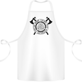 Honor Vikings War Adrenaline Fighting Cotton Apron 100% Organic White