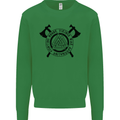 Honor Vikings War Adrenaline Fighting Kids Sweatshirt Jumper Irish Green