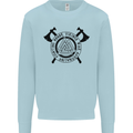 Honor Vikings War Adrenaline Fighting Kids Sweatshirt Jumper Light Blue