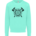 Honor Vikings War Adrenaline Fighting Kids Sweatshirt Jumper Peppermint