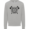 Honor Vikings War Adrenaline Fighting Kids Sweatshirt Jumper Sports Grey