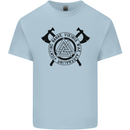 Honor Vikings War Adrenaline Fighting Kids T-Shirt Childrens Light Blue