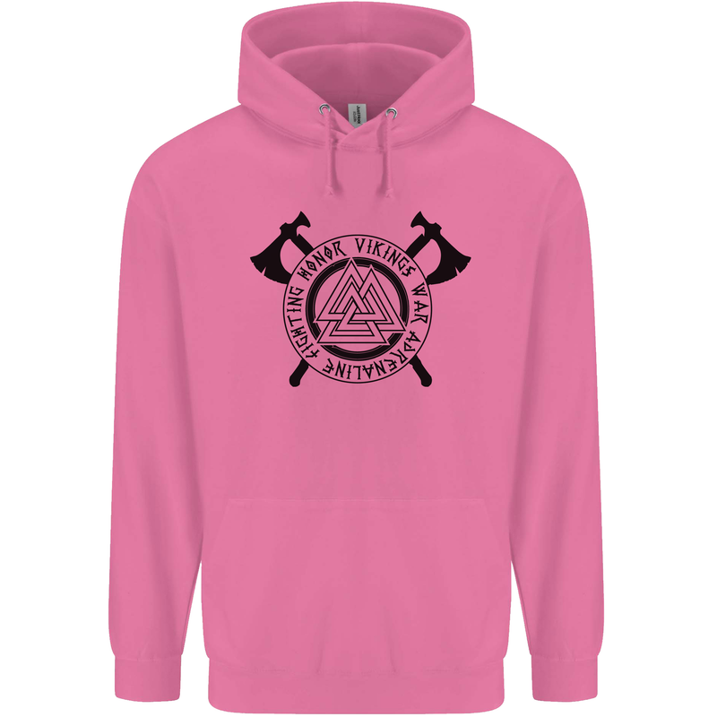 Honor Vikings War Adrenaline Fighting Mens 80% Cotton Hoodie Azelea