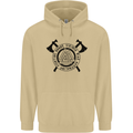 Honor Vikings War Adrenaline Fighting Mens 80% Cotton Hoodie Sand