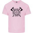 Honor Vikings War Adrenaline Fighting Mens Cotton T-Shirt Tee Top Light Pink