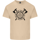 Honor Vikings War Adrenaline Fighting Mens Cotton T-Shirt Tee Top Sand