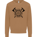 Honor Vikings War Adrenaline Fighting Mens Sweatshirt Jumper Caramel Latte