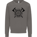 Honor Vikings War Adrenaline Fighting Mens Sweatshirt Jumper Charcoal