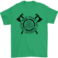 Honor Vikings War Adrenaline Fighting Mens T-Shirt 100% Cotton Irish Green