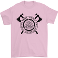 Honor Vikings War Adrenaline Fighting Mens T-Shirt 100% Cotton Light Pink