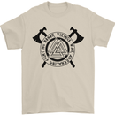 Honor Vikings War Adrenaline Fighting Mens T-Shirt 100% Cotton Sand