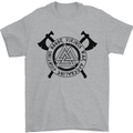 Honor Vikings War Adrenaline Fighting Mens T-Shirt 100% Cotton Sports Grey