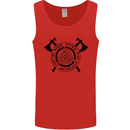 Honor Vikings War Adrenaline Fighting Mens Vest Tank Top Red