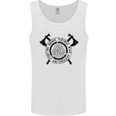 Honor Vikings War Adrenaline Fighting Mens Vest Tank Top White