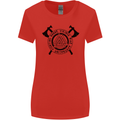 Honor Vikings War Adrenaline Fighting Womens Wider Cut T-Shirt Red