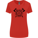 Honor Vikings War Adrenaline Fighting Womens Wider Cut T-Shirt Red