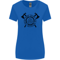 Honor Vikings War Adrenaline Fighting Womens Wider Cut T-Shirt Royal Blue
