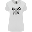 Honor Vikings War Adrenaline Fighting Womens Wider Cut T-Shirt White