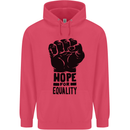 Hope for Equality Black Lives Matter LGBT Childrens Kids Hoodie Heliconia