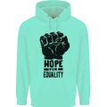 Hope for Equality Black Lives Matter LGBT Childrens Kids Hoodie Peppermint