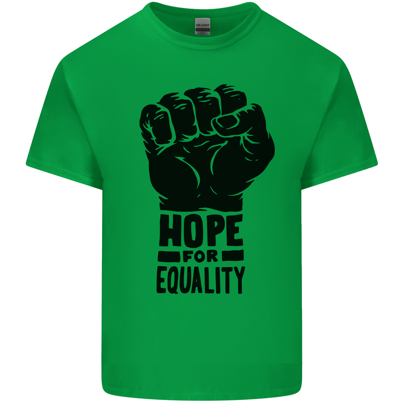 Hope for Equality Black Lives Matter LGBT Kids T-Shirt Childrens Irish Green