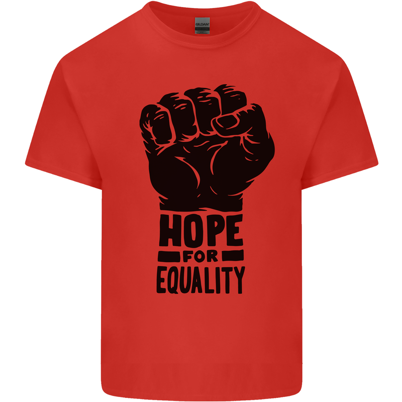Hope for Equality Black Lives Matter LGBT Kids T-Shirt Childrens Red