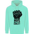 Hope for Equality Black Lives Matter LGBT Mens 80% Cotton Hoodie Peppermint