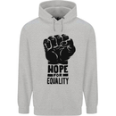Hope for Equality Black Lives Matter LGBT Mens 80% Cotton Hoodie Sports Grey