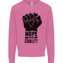 Hope for Equality Black Lives Matter LGBT Mens Sweatshirt Jumper Azalea