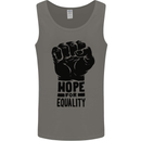 Hope for Equality Black Lives Matter LGBT Mens Vest Tank Top Charcoal