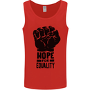 Hope for Equality Black Lives Matter LGBT Mens Vest Tank Top Red