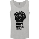 Hope for Equality Black Lives Matter LGBT Mens Vest Tank Top Sports Grey