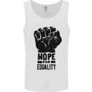 Hope for Equality Black Lives Matter LGBT Mens Vest Tank Top White