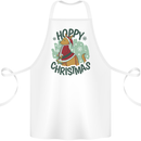 Hoppy Christmas Funny Kangaroo Xmas Cotton Apron 100% Organic White