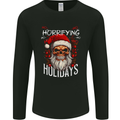 Horror Holidays Evil Santa Skull Christmas Xmas Mens Long Sleeve T-Shirt Black