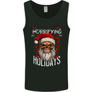 Horror Holidays Evil Santa Skull Christmas Xmas Mens Vest Tank Top Black