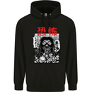 Horror Manga Mens 80% Cotton Hoodie Black