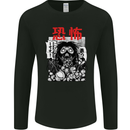 Horror Manga Mens Long Sleeve T-Shirt Black