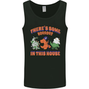 Horrors House Funny Dinosaur Halloween Mens Vest Tank Top Black