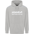 Horse Riding Evolution Equestrian Childrens Kids Hoodie Sports Grey