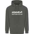 Horse Riding Evolution Equestrian Childrens Kids Hoodie Storm Grey
